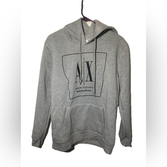 Armani Exchange Other - Armani Exchange Heather Gray Logo Hoodie
